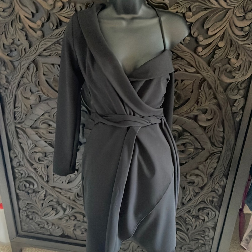 One off the shoulder dress